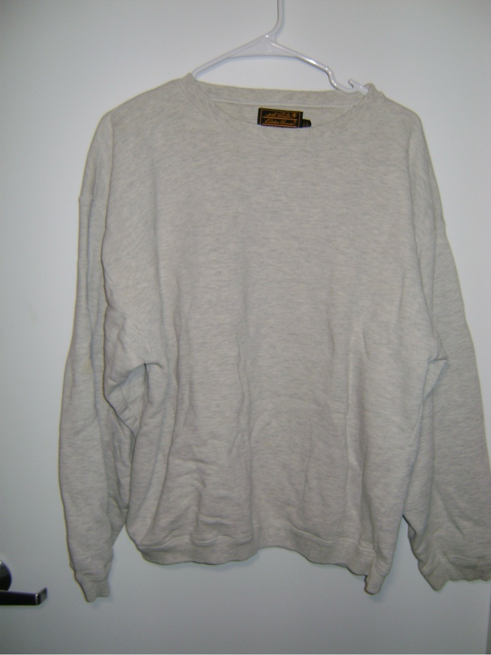 Eddie Bauer Crewneck Sweater in Light Heather Gray